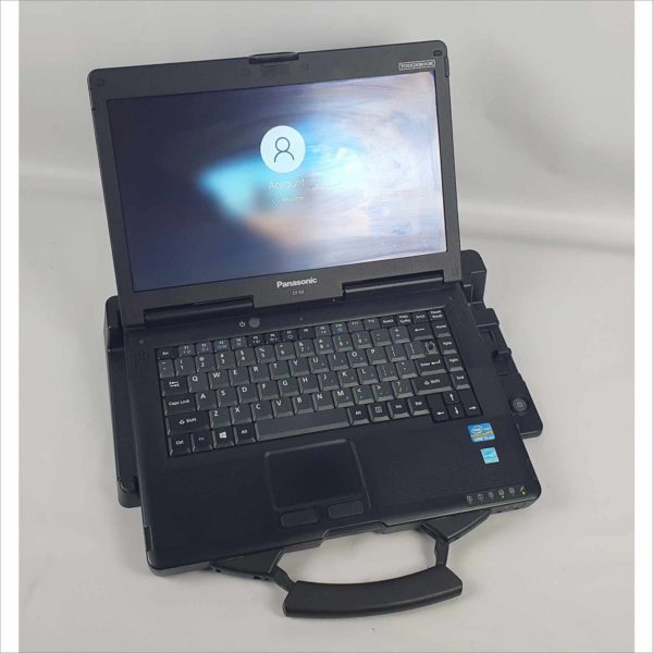 Panasonic Toughbook CF-53SJCZYLM i5-3340M 8GB 128GB SSD FHD Win10 with Port Replicator / Docking Station CF-VEB531U - 1250 Hours Only - Victolab LLC