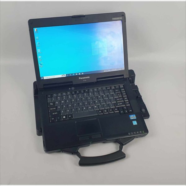 Panasonic Toughbook CF-53SJCZYLM i5-3340M 8GB 128GB SSD FHD Win10 with Port Replicator / Docking Station CF-VEB531U - 1250 Hours Only - Victolab LLC