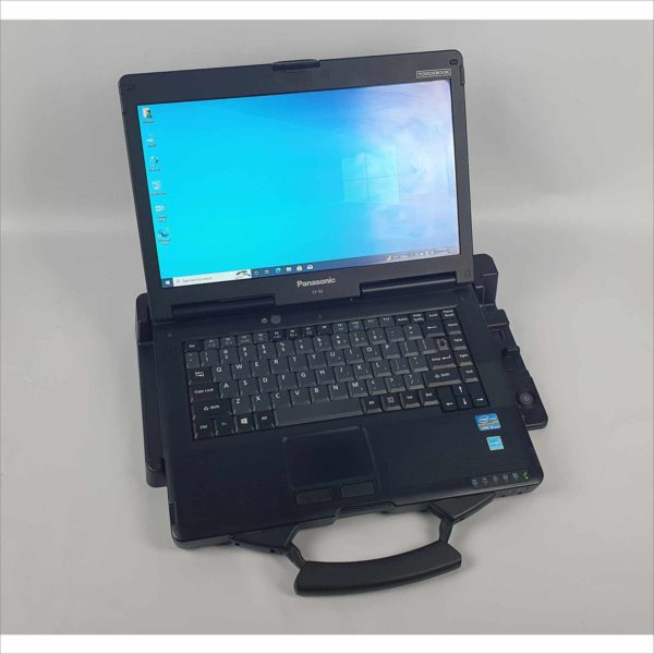 Panasonic Toughbook CF-53SJCZYLM i5-3340M 8GB 128GB SSD FHD Win10 with Port Replicator / Docking Station CF-VEB531U - 1250 Hours Only - Victolab LLC