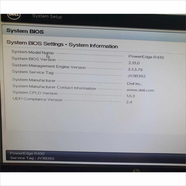 DELL POWEREDGE R430 3.5" 4-BAY 2x XEON E5-2640 V3 2.60 32GB 2x 300GB SAS HDDs PERC H330 - Victolab LLC