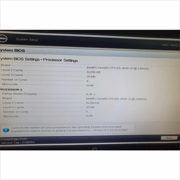 DELL POWEREDGE R430 3.5" 4-BAY 2x XEON E5-2640 V3 2.60 32GB 2x 300GB SAS HDDs PERC H330 - Victolab LLC