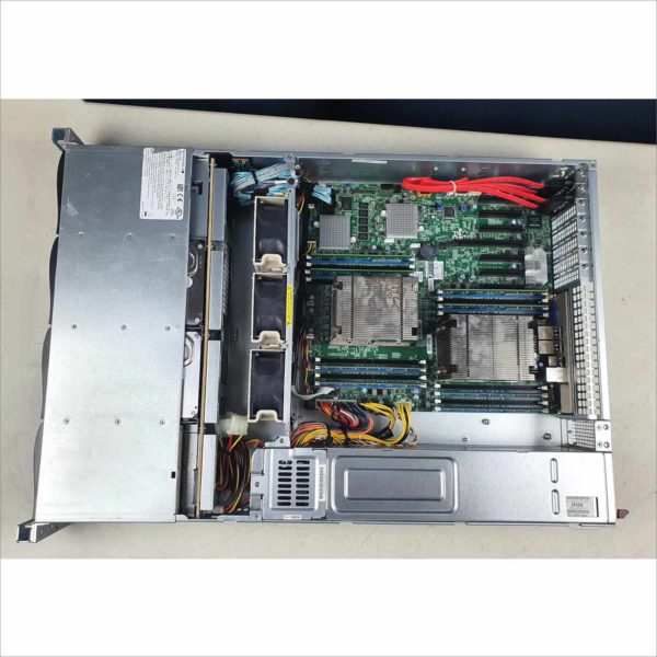 Supermicro SC826BE1C-R920LP 2U chassis & X10DRH-CT serverboard w/ dual Xeon E5-2620 V4 processor 64GB RAM 34TB Storage - Victolab LLC