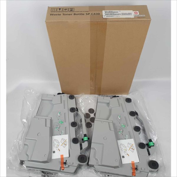 lot 2x SP C430 M87504 Waste Toner Bottle For Ricoh Aficio - New - Victolab LLC