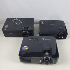 Lot of 3x Projectors 2-ViewSonic 1-Benq - Minor Issues