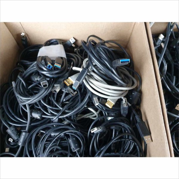 Large lot 290x plus USB A Male to USB B / B 3.0 / A Female & more- 2x Boxes Full - Victolab LLC