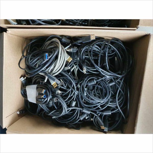 Large lot 290x plus USB A Male to USB B / B 3.0 / A Female & more- 2x Boxes Full - Victolab LLC