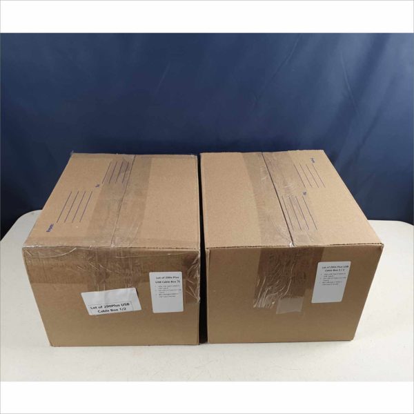 Large lot 290x plus USB A Male to USB B / B 3.0 / A Female & more- 2x Boxes Full - Victolab LLC