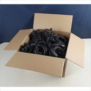 lot 70x 6ft Standard Power Cable - Sup Quality - Black - 1x Box - Victolab LLC