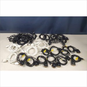 Large Lot Benfei Display Port to DVI-D Male to Male 6F Black Cable, Display Port to DVI-D Male to Male 6F White Cable, DVI to HDMI 6F Black Cable , High Speed HDMI 6F Black Cable - Victolab LLC