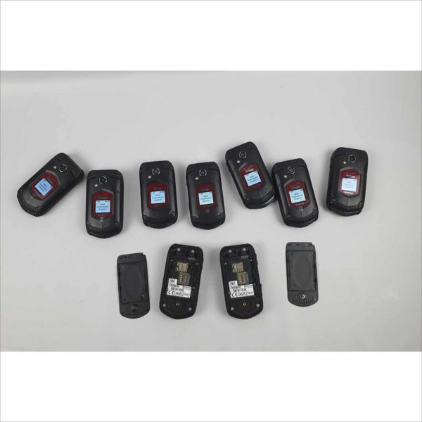 lot 9x Kyocera DuraXV E4520 Black VERIZON Rugged Flip Phone - Victolab LLC