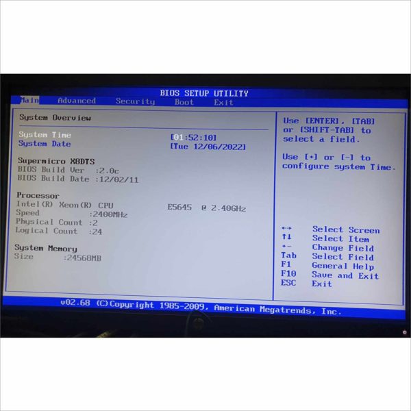 Supermicro 937-12 3U chassis & X8DTS serverboard w/ dual Xeon E5645 processor 48GB RAM 30TB Storage - Victolab LLC