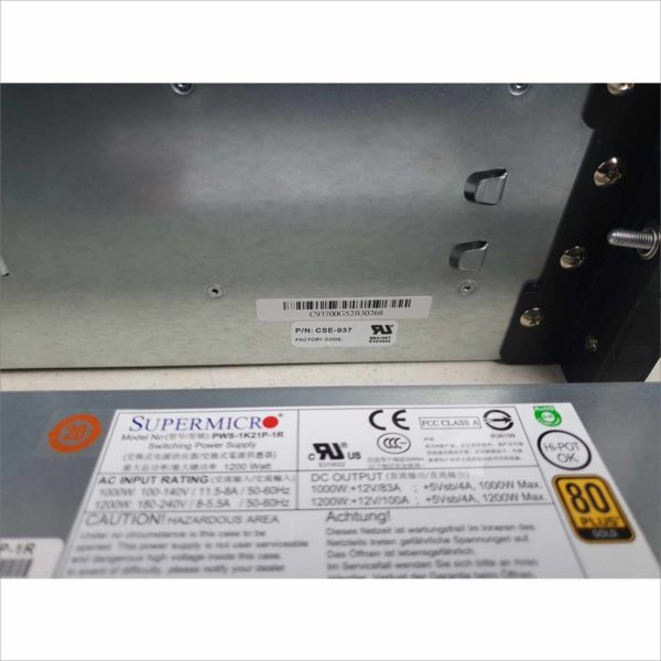 Supermicro Superserver 937 3U chassis & X8DTS-F serverboard w/ dual Xeon E5645 processor 96GB RAM 32TB Storage - Victolab LLC