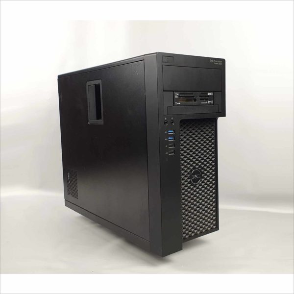 Dell Precision T3620 Xeon E3-1240 V6 3.70 GHz 8GB PC4 256GB SSD w/ Nvidea Quadro K620, Card Reader, DVR-RW, Windows 10 Business Desktop - Victolab LLC