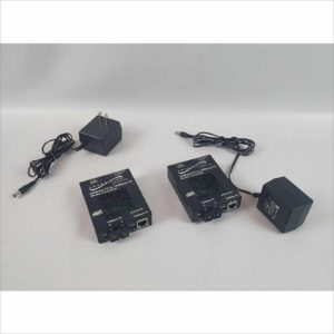 lot 2x J/FE-CF-03-LA Transition Networks 100Base-FX 100Base-TX Media Converter - Victolab LLC