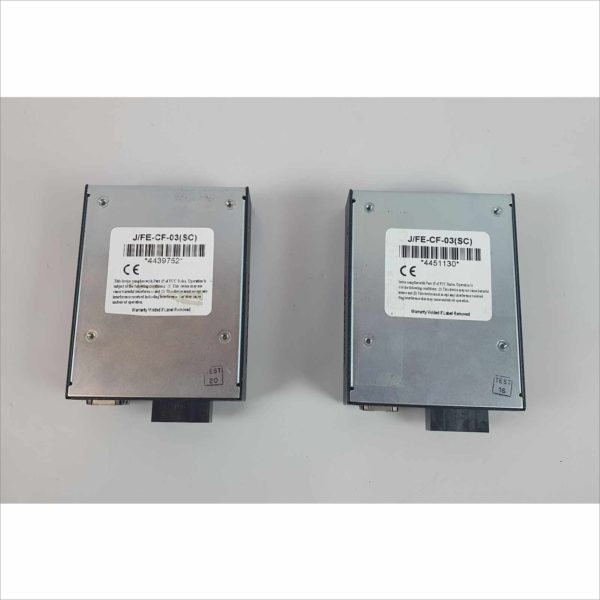 lot 2x J-FE-CF-03(SC) Transition Networks Standalone 100Base-FX 100Base-TX Media Converter - Victolab LLC