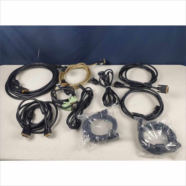 lot of 10x DVI to DVI Monitor Adapter Cable Dual Link DVI-D