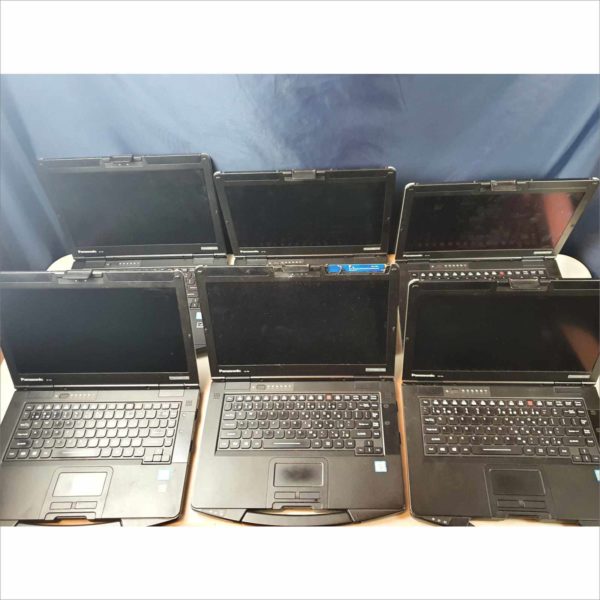 lot of 7x Panasonic Toughbook CF-54 MK3 / Mk2 i5 7th 5th gen 8GB 256GB SSD Win10