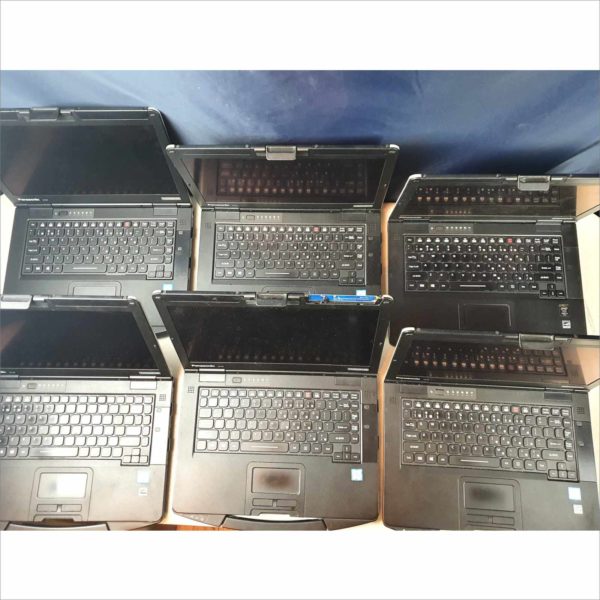 lot of 7x Panasonic Toughbook CF-54 MK3 / Mk2 i5 7th 5th gen 8GB 256GB SSD Win10