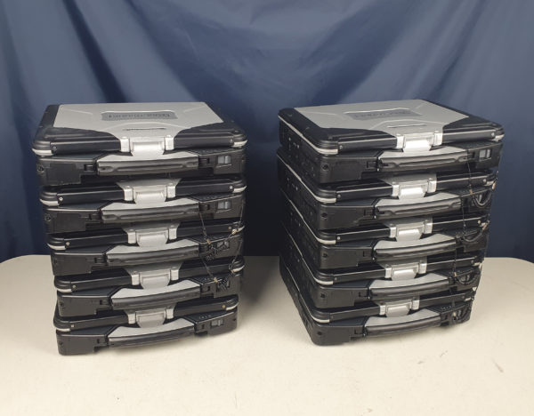 lot of 10x Panasonic Toughbook CF-31 MK5 industrial Rugged Laptop 8GB RAM 500GB SSD intel i5 5th gen 2.30GHz Touchscreen