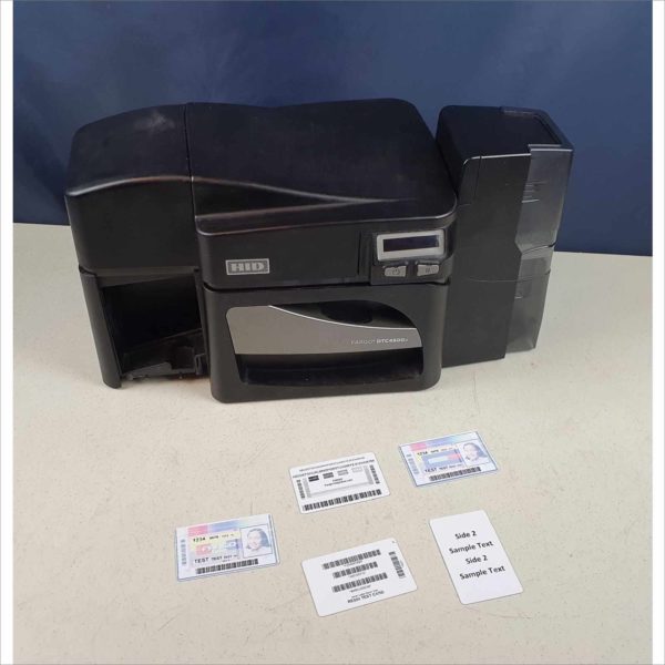 Fargo HID DTC4500e Double-Sided ID Card Printer - Count 12486