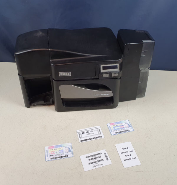 Fargo HID DTC4500e Double-Sided ID Card Printer - Count 12486