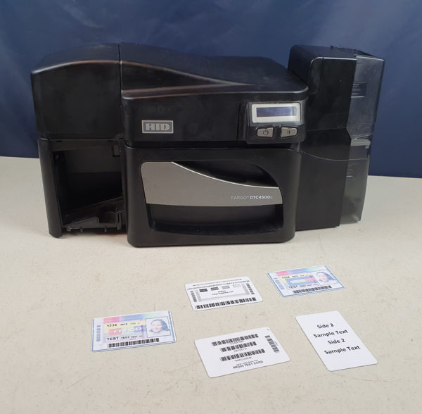 Fargo HID DTC4500e Double-Sided ID Card Printer - Count 12486