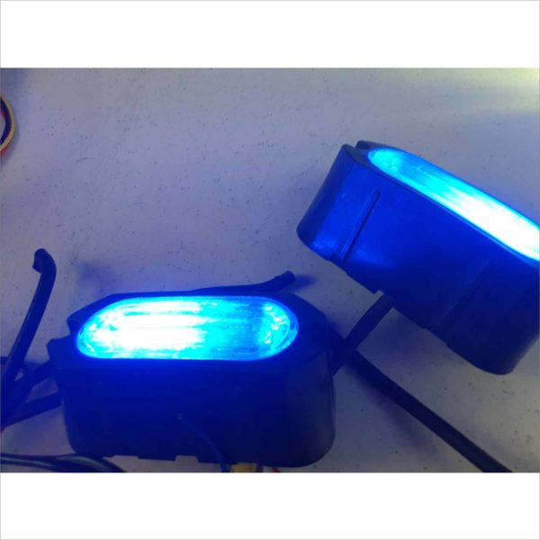 Lot of Emergency Parts and light Siren C3100 100watt, Code 3 060101/G, 020746 Blue Light, SAE W08 and more