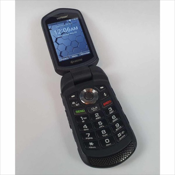 Kyocera DuraXV E4610 Verizon LTE Rugged Waterproof PTT Flip Phone