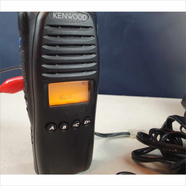 Kenwood TK-5210 VHF Transceiver w/ KSC-32 7.2VDC Rapid Charger &v 16VDC AC Adapter