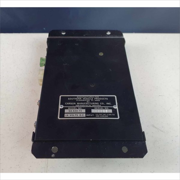 Carson Manufacturing SA-430-73 14VDC Emergency light Power Supply / Controller