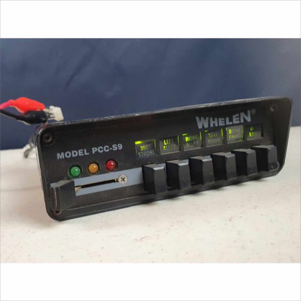 Whelen Model PCC-S9 Power Control Center Emergency Light / Siren Controller