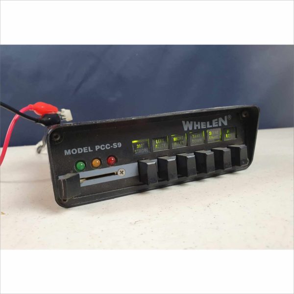 Whelen Model PCC-S9 Power Control Center Emergency Light / Siren Controller