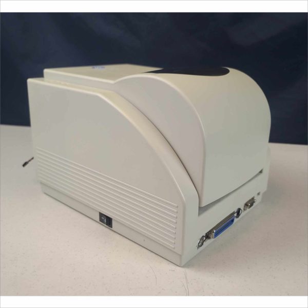 NMC UDO LP400 USB / RS Thermal Label Printer 300DPI w/ white Vinyl Tape Roll & Ribbon