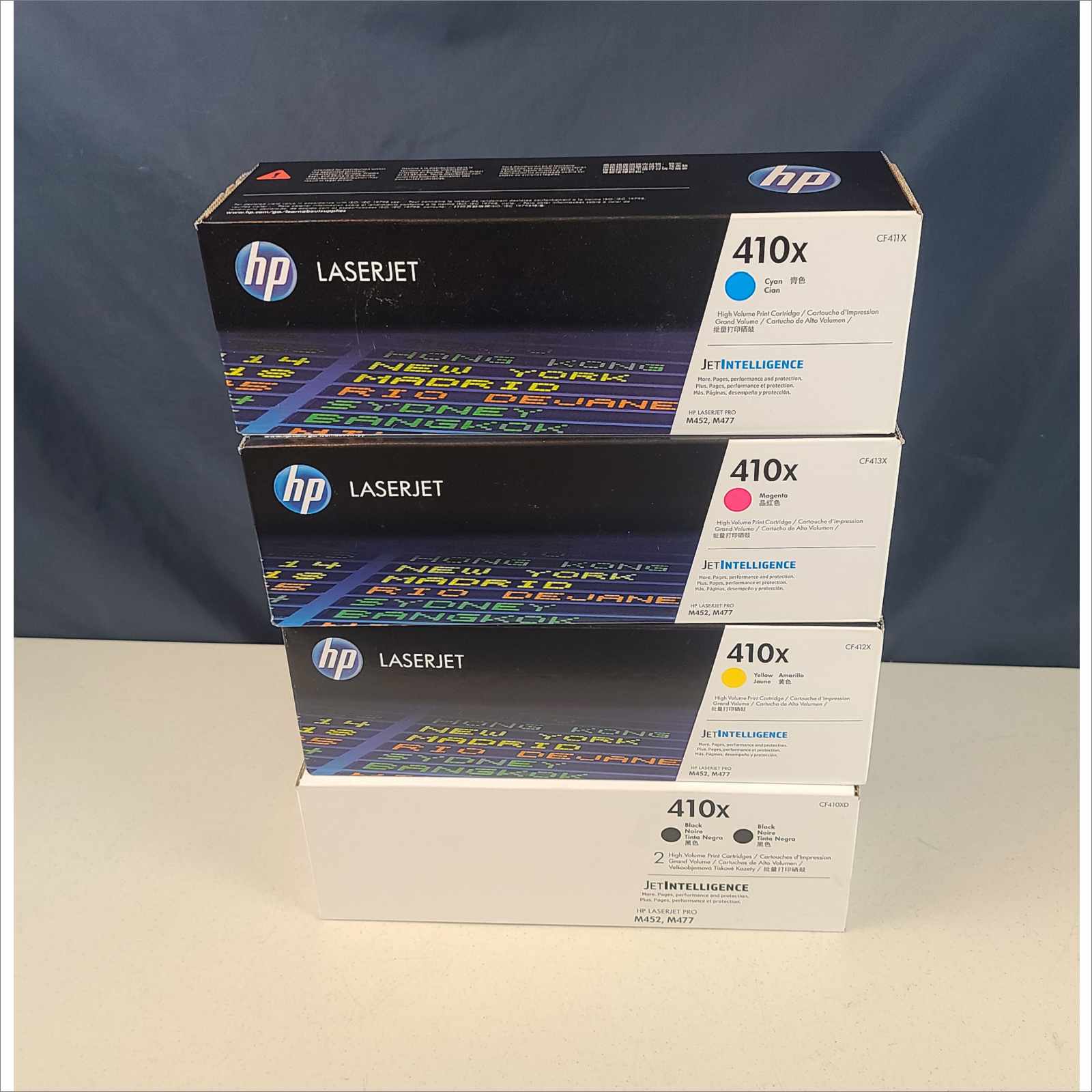 Kvalifikation plyndringer Ambitiøs HP 410X High Yield Toner Set for HP Pro M452 MFP M477, CF410X CF411X,  CF412X, CF413X - Computer | Network | Telecom | Lab & medical Equipment