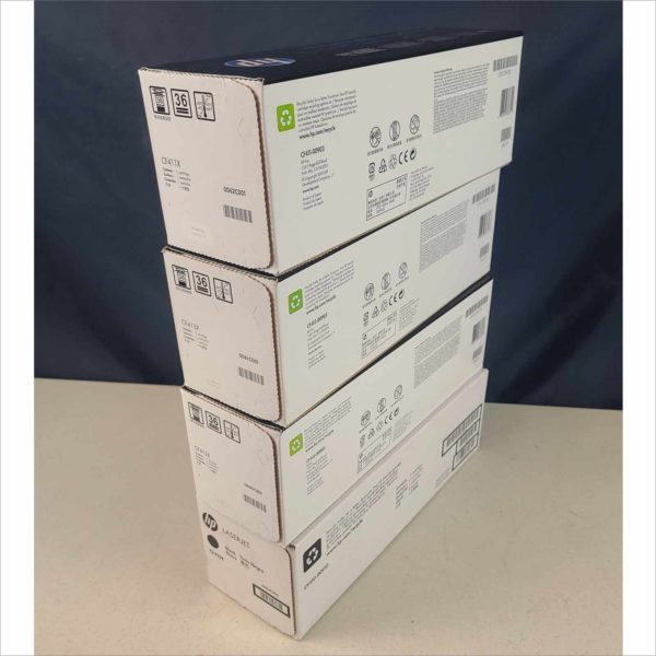 HP 410X High Yield Toner Set for HP Pro M452 MFP M477, CF410X CF411X, CF412X, CF413X