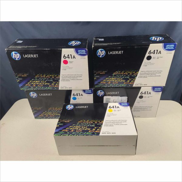 HP 641A High Yield Toner Set for HP 4600 Series MFP M477, C9720A, C9721A, C9722A, C9723A