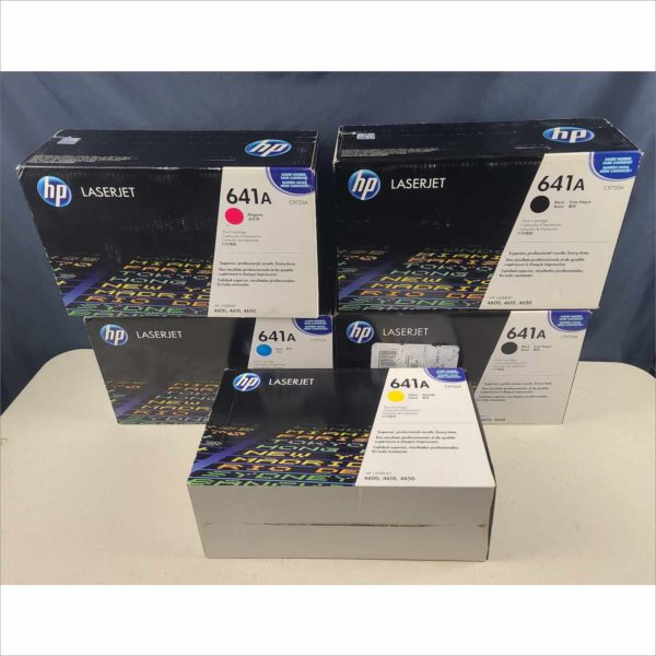 HP 641A High Yield Toner Set for HP 4600 Series MFP M477, C9720A, C9721A, C9722A, C9723A