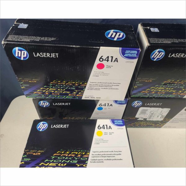 HP 641A High Yield Toner Set for HP 4600 Series MFP M477, C9720A, C9721A, C9722A, C9723A