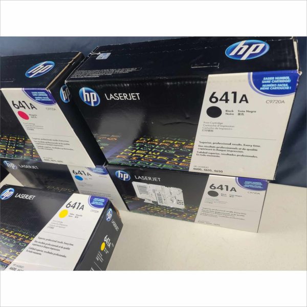 HP 641A High Yield Toner Set for HP 4600 Series MFP M477, C9720A, C9721A, C9722A, C9723A