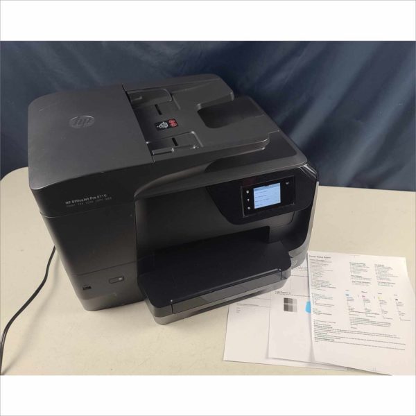 HP OfficeJet Pro 8710 All-in-One Wireless Inkjet Color Printer LOW PAGE COUNT