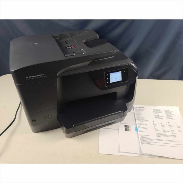 HP OfficeJet Pro 8710 All-in-One Wireless Inkjet Color Printer LOW PAGE COUNT