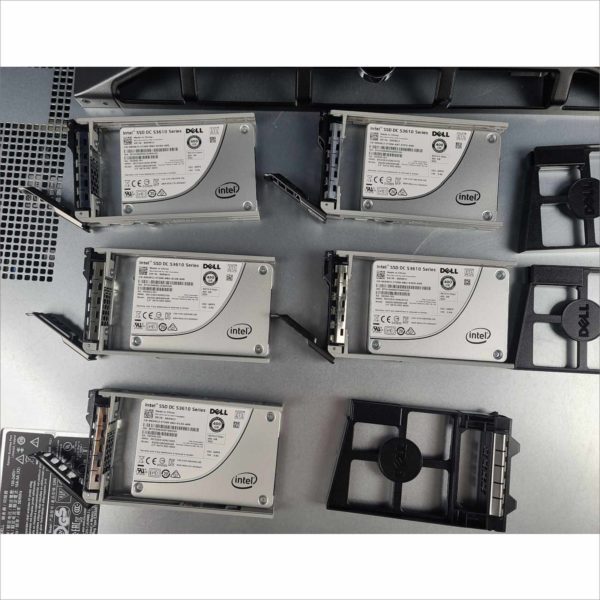 DELL POWEREDGE R630 2.5" 8-BAY 2x XEON E5-2640 V4 2.60 16GB 5x 400GB SSD PERC H730