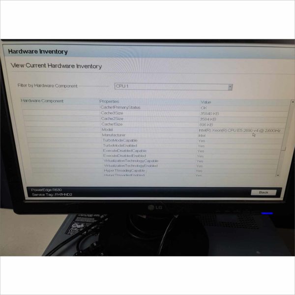 DELL POWEREDGE R630 2.5" 8-BAY 2x XEON E5-2640 V4 2.60 16GB 5x 400GB SSD PERC H730