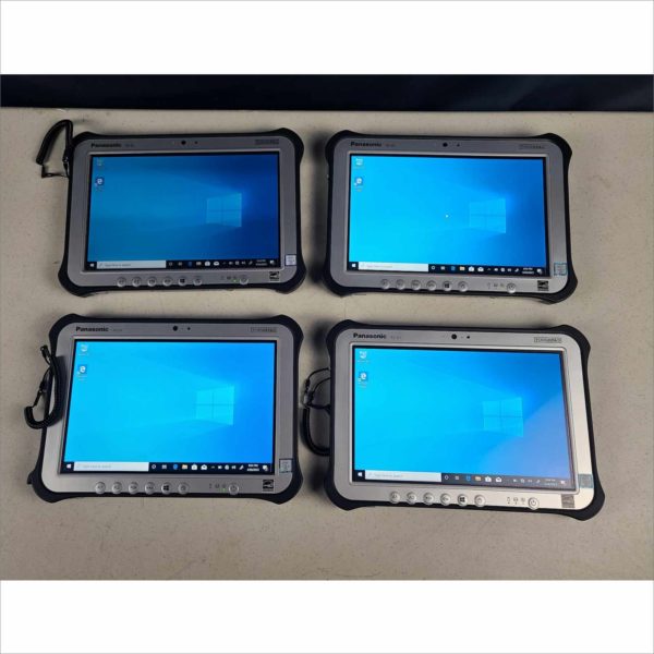 lot of 4x Panasonic FZ-G1 FZ-G1P5400VM 8GB RAM 256GB NVMe i5 6th Gen Toughpad