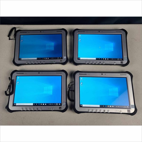 lot of 4x Panasonic FZ-G1 FZ-G1P5400VM 8GB RAM 256GB NVMe i5 6th Gen Toughpad