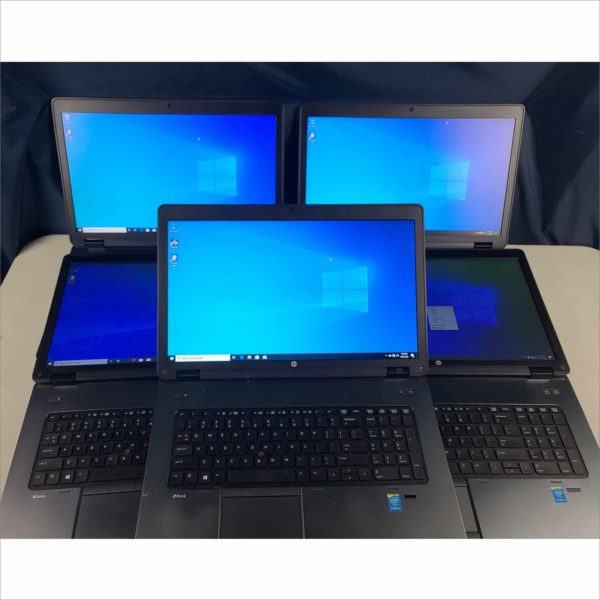 5x HP Zbook17 G2 180GB SSD 8GB Ram i5 4th gen CPU With Power Supply Grade A