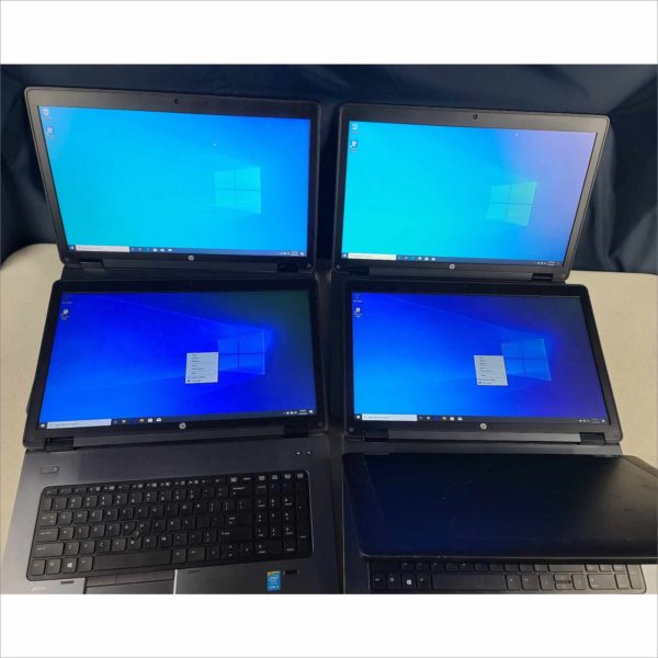 5x HP Zbook17 G2 180GB SSD 8GB Ram i5 4th gen CPU With Power Supply Grade A