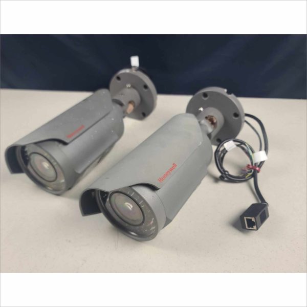 Lot 2x Honeywell HBD2FR1 Bullet IR IP Camera 1080p progressive scan ONVIF Support