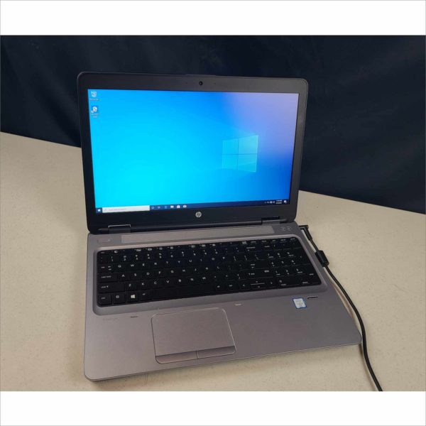 HP ProBook 650 G2 Notebook i5 6th gen 8GB RAM 256GB SSD Win 10 With Power Supply and Docking Station