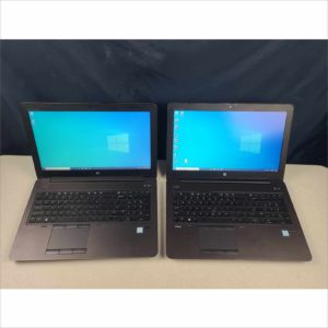 lot 2x HP zBook 15 G3 15.6" Laptop i7-6700HQ @ 2.60GHz 16GB RAM 256GB SSD Win 10